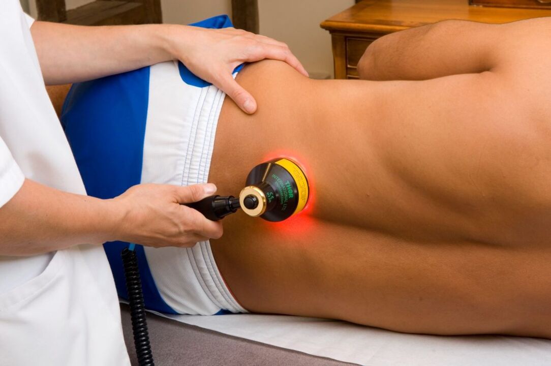Physiotherapy for lumbar osteochondrosis