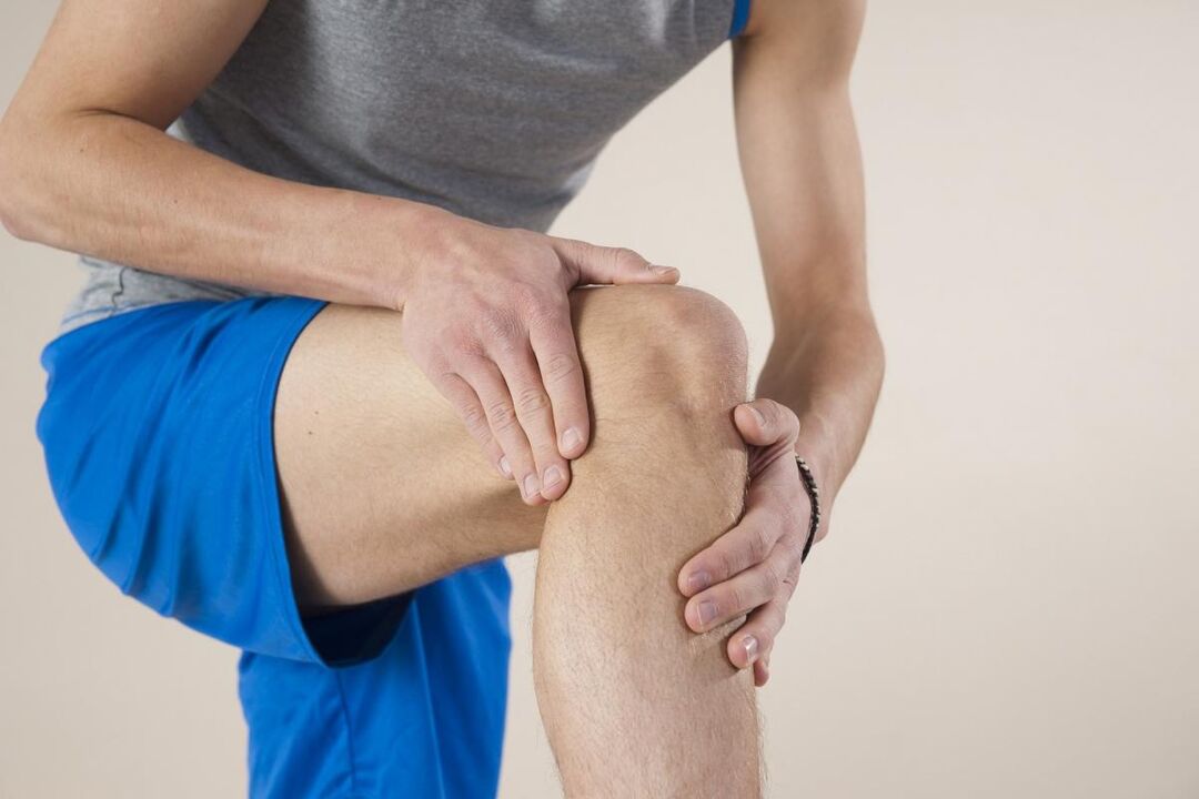 The first pain and stiffness in the joint due to osteoarthritis are attributed to muscle and ligament strains